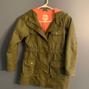 Cat & Jack Army Green Fall Jacket-S (6-6X)